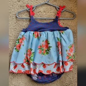Matilda Jane Romper Cherries and Popsicles 6-12m